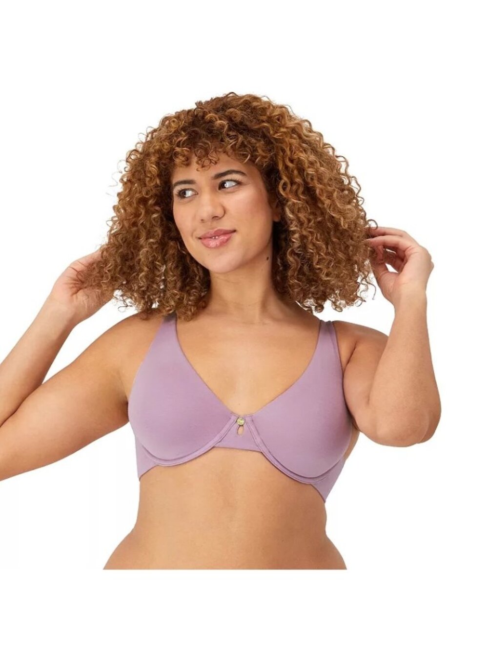 NWT Maidenform Everyday Luxe Full Coverage Underwire T-Shirt Bra Sz 36D Purple